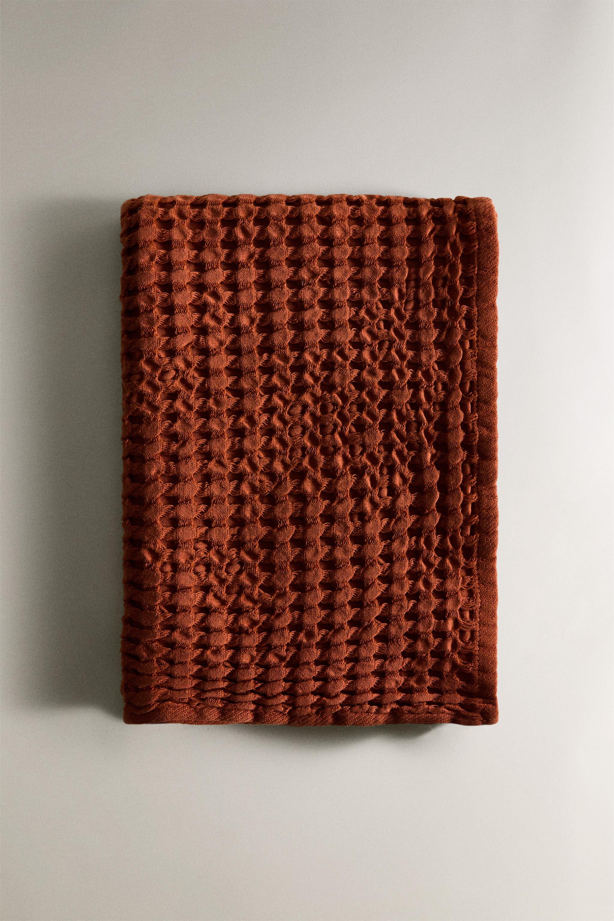 WAFFLE-KNIT COTTON KITCHEN TOWEL X COLLAGERIE